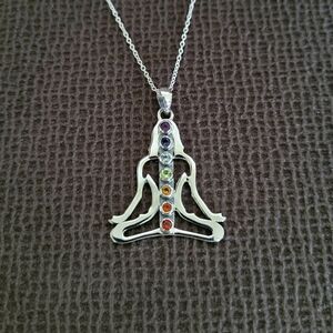 Shivam Meditating Woman🧘‍♀️ Pendant Necklace - NWT